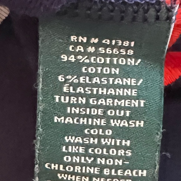 Lauren Ralph Lauren Women’s Tunic Striped and Flared Sleeves Size XL Orange Blue - Picture 11 of 13